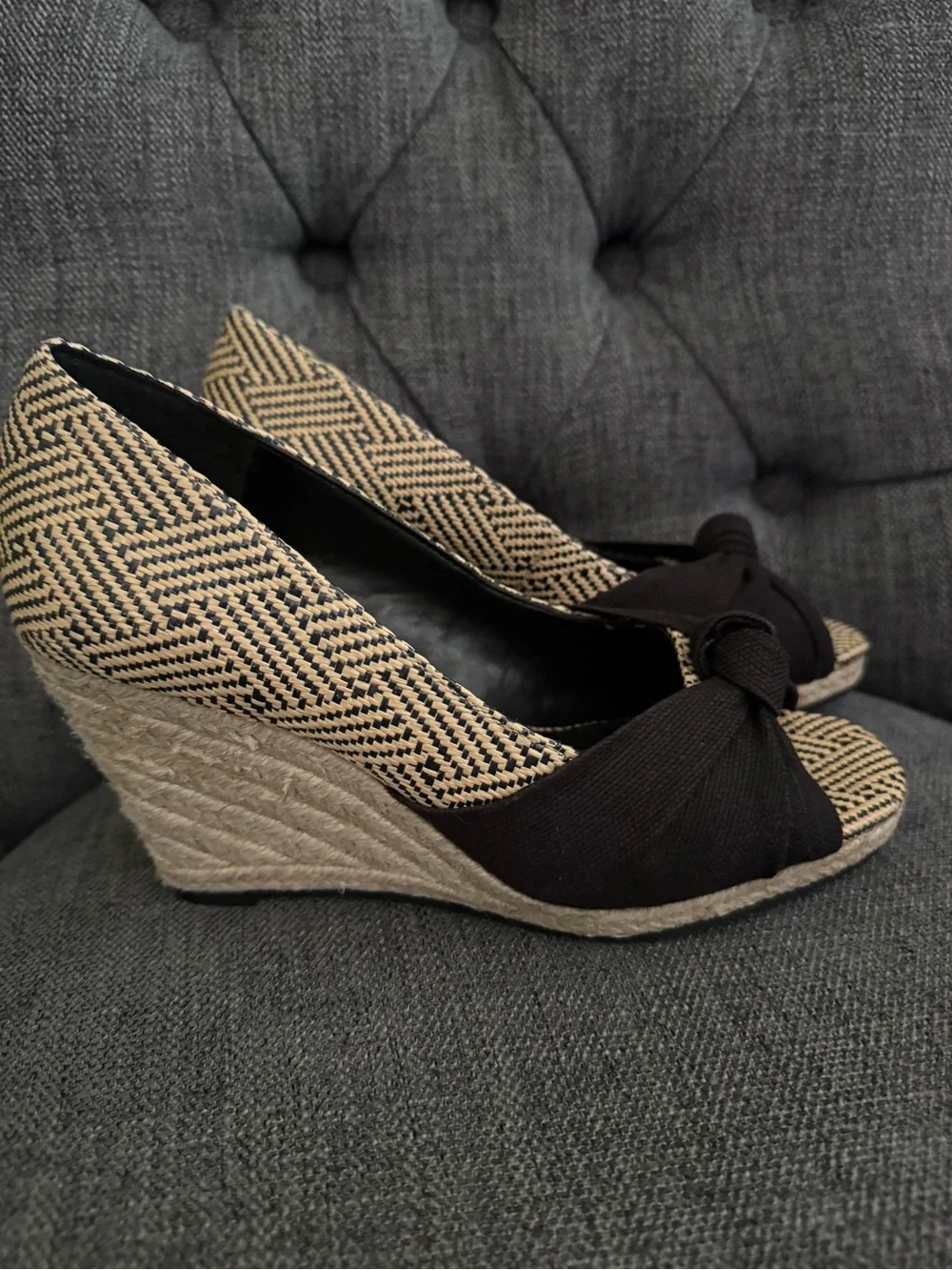 Kelly & Katie Peep Toe Wedge Sandals